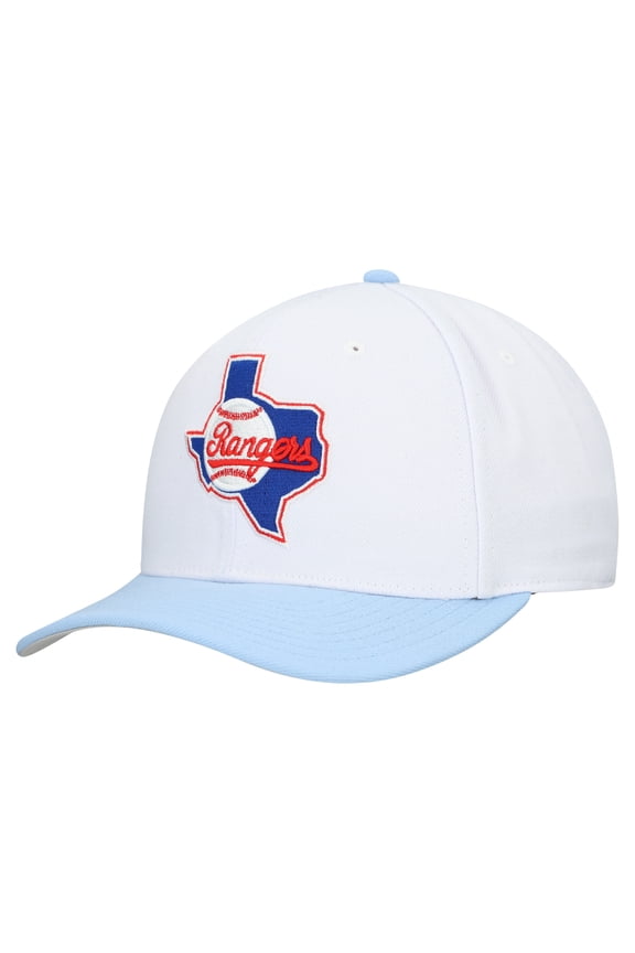 Unisex-Mitchell & Ness Gray Texas Rangers Basic Coop Pro Adjustable Hat