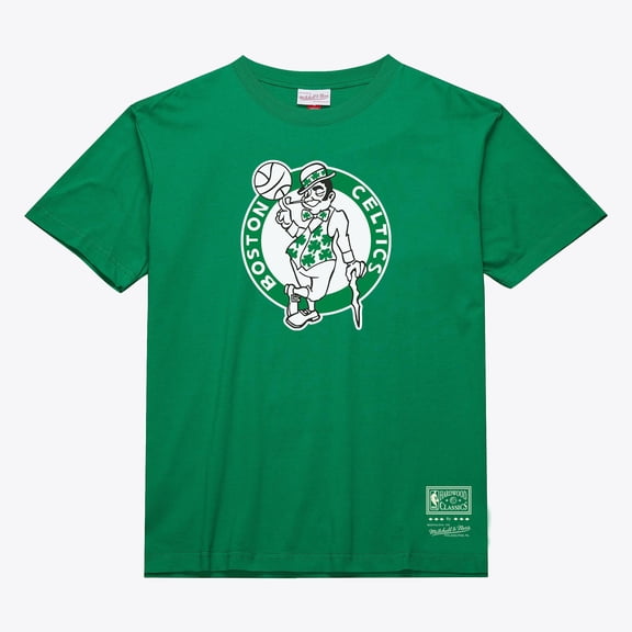 Unisex Mitchell & Ness  Kelly Green Boston Celtics Hardwood Classics Arch T-Shirt