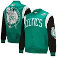thumbnail image 1 of Unisex Mitchell & Ness Kelly Green Boston Celtics Vintage Team Origins Satin Full-Snap Jacket, 1 of 7