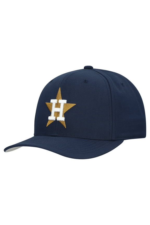 Unisex-Mitchell & Ness Navy Houston Astros Basic Coop Pro Adjustable Hat