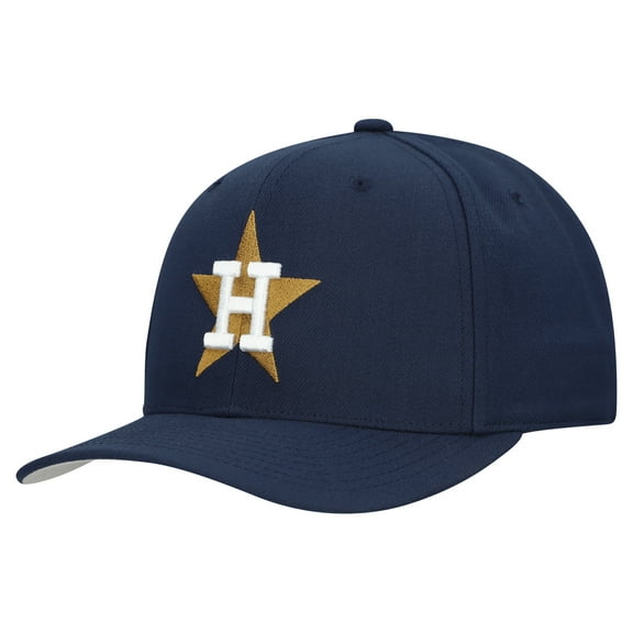 Unisex-Mitchell & Ness Navy Houston Astros Basic Coop Pro Adjustable Hat
