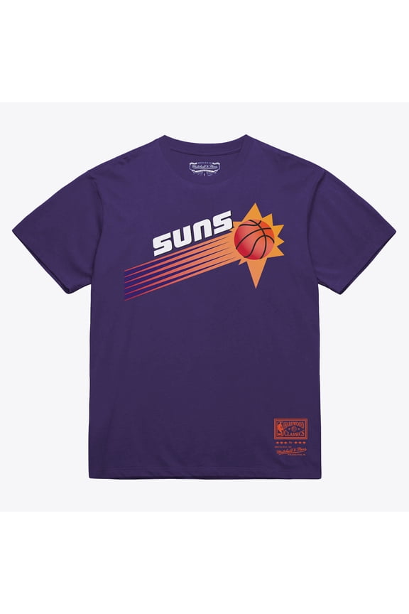 Unisex Mitchell & Ness  Purple Phoenix Suns Hardwood Classics Arch T-Shirt