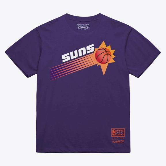 Unisex Mitchell & Ness Purple Phoenix Suns Hardwood Classics Arch T-Shirt