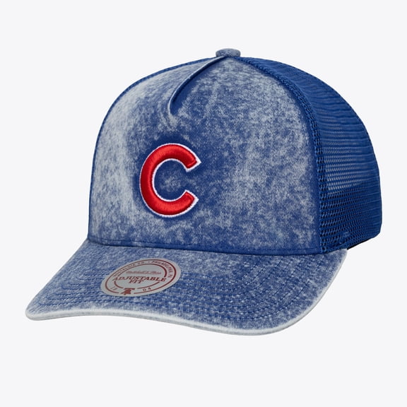 Unisex Mitchell & Ness Royal Chicago Cubs Gameday Adjustable Trucker Hat