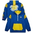 thumbnail image 1 of Unisex Mitchell & Ness  Royal Golden State Warriors Hardwood Classics Team OG 3.0 Anorak Half-Zip Windbreaker Jacket, 1 of 5