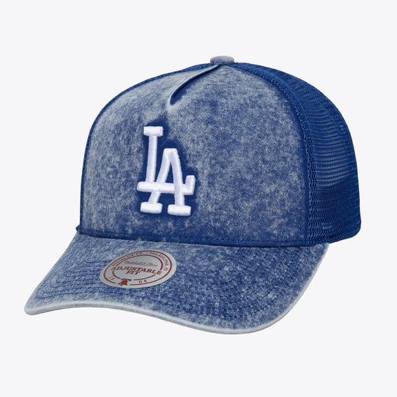 Unisex Mitchell & Ness Royal Los Angeles Dodgers Gameday Adjustable Trucker Hat