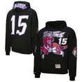thumbnail image 1 of Unisex Mitchell & Ness Vince Carter Black Toronto Raptors Hardwood Classics Maxxed Out Full-Zip Hoodie, 1 of 7