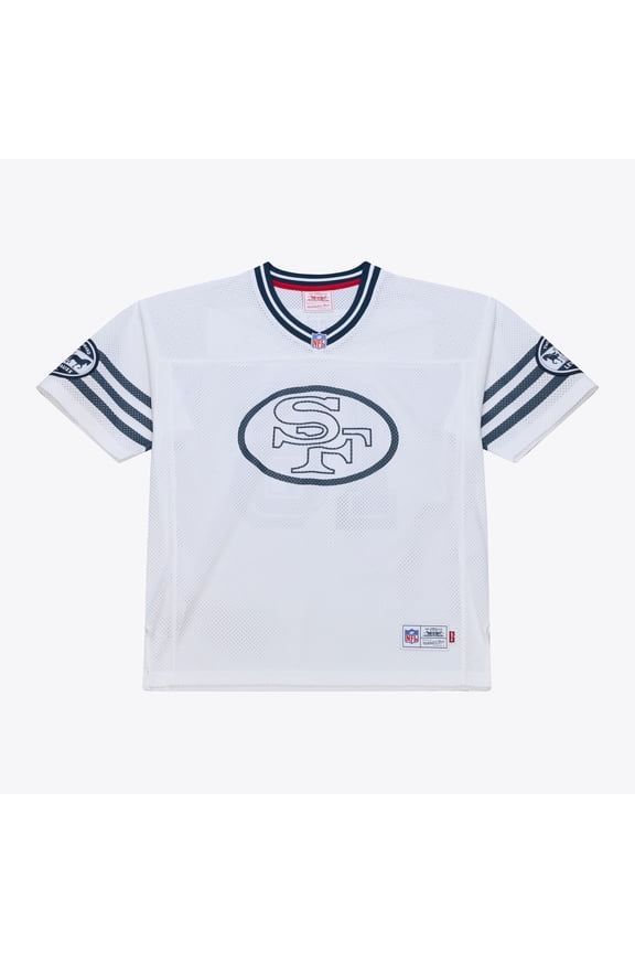 Unisex Mitchell & Ness x Levi's Joe Montana White San Francisco 49ers Legacy Jersey