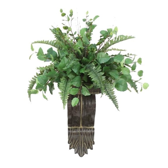 Unisex Mixed Greenery with Boston Fern Topper - Green
