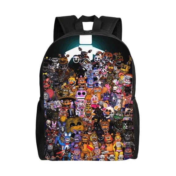 Unisex Multifunction Outdoor Durable Large Capacity 17inch Backpack FNAF Laptop Backpacks Daypack Bookbag Travel Bag