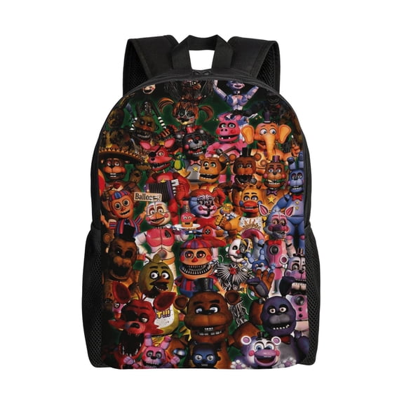 Unisex Multifunction Outdoor Durable Large Capacity 17inch Backpack FNAF Laptop Backpacks Daypack Bookbag Travel Bag