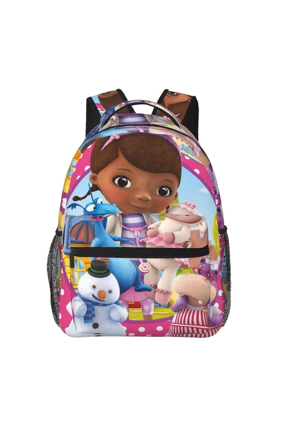 Unisex Multifunction Outdoor Durable Large Capacity Backpack Doc Cartoon Mcstuffins Laptop Backpacks Daypack Bookbag Travel Bag
