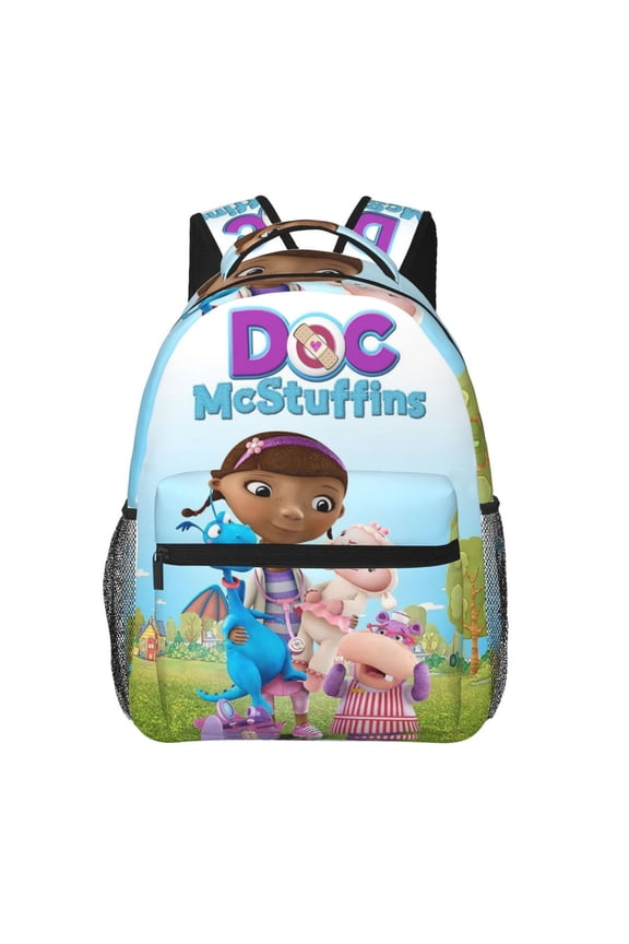 Unisex Multifunction Outdoor Durable Large Capacity Backpack Doc Cartoon Mcstuffins Laptop Backpacks Daypack Bookbag Travel Bag