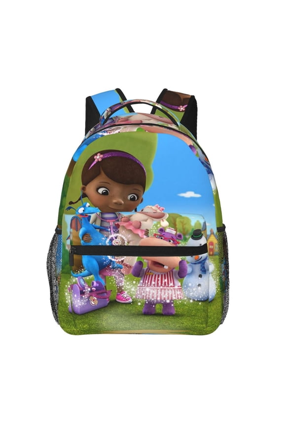 Unisex Multifunction Outdoor Durable Large Capacity Backpack Doc Cartoon Mcstuffins Laptop Backpacks Daypack Bookbag Travel Bag