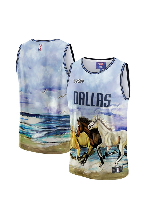 Unisex NBA & KidSuper Studios by Fanatics Blue Dallas Mavericks Hometown Jersey