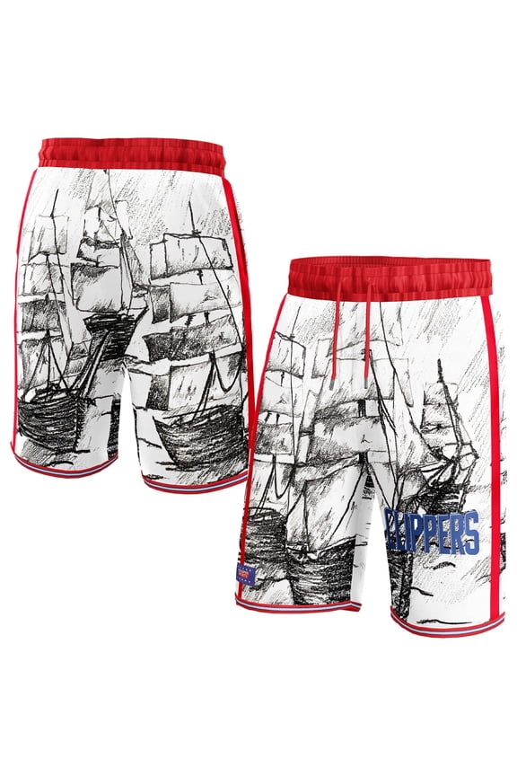 Unisex NBA & KidSuper Studios by Fanatics Gray LA Clippers Hometown Shorts