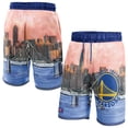 thumbnail image 1 of Unisex NBA & KidSuper Studios by Fanatics Royal Golden State Warriors Hometown Shorts, 1 of 4