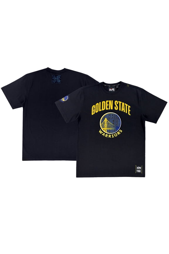 Unisex NBA x Two Hype Black Golden State Warriors Culture & Hoops T-Shirt