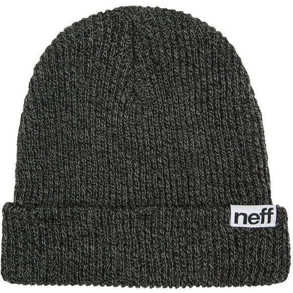 Unisex NEFF Fold Heather Beanie Charcoal One Size Fits Most