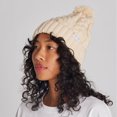 thumbnail image 1 of Unisex NEFF Kaycee Cream  Beanie Cream One Size Fits Most, 1 of 4
