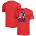 thumbnail image 1 of Unisex NFL x Homage x Beavis and Butt-Head Red New York Giants Tri-Blend T-Shirt, 1 of 3