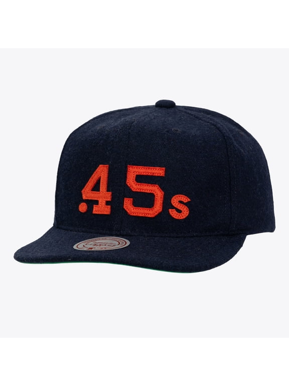 Unisex Navy Houston Colt .45's Vintage Fit Melton Wool Adjustable Hat