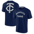 thumbnail image 1 of Unisex Navy Minnesota Twins Elements Super Soft Short Sleeve T-Shirt, 1 of 3