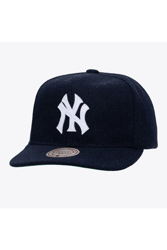 Unisex Navy New York Yankees Vintage Fit Melton Wool Adjustable Hat