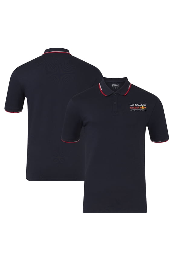 Unisex Navy Red Bull Racing Full-Color Logo Polo