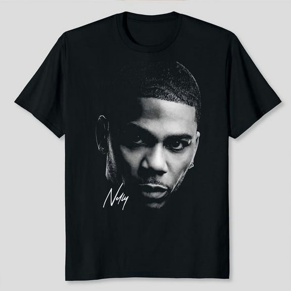 Unisex Nelly Rapper Big Face T-Shirt, Sizes S-5XL, Tbun