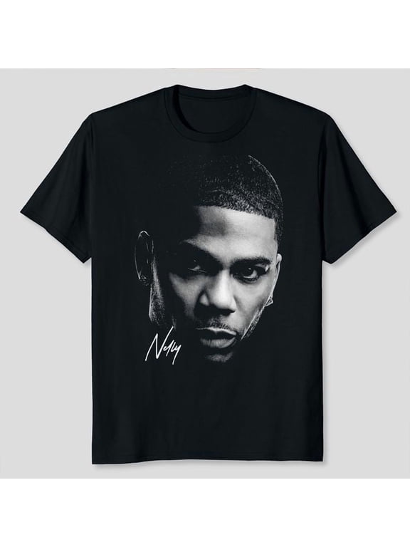 Unisex Nelly Rapper Big Face T-Shirt, Sizes S-5XL, Tbun