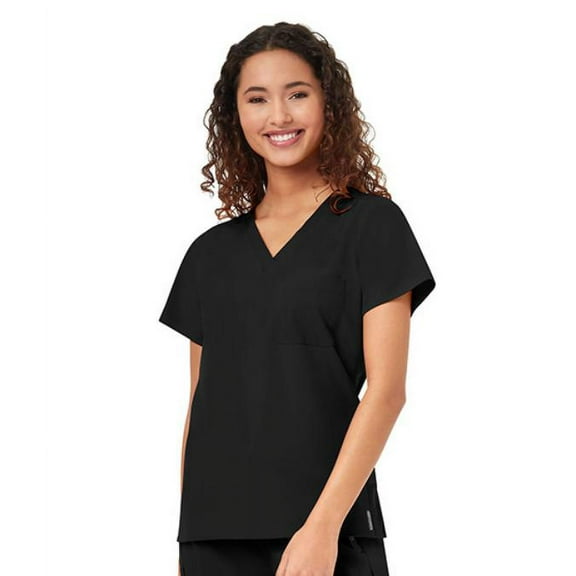 Unisex Neo 1 Pocket V-Neck Scrub Top