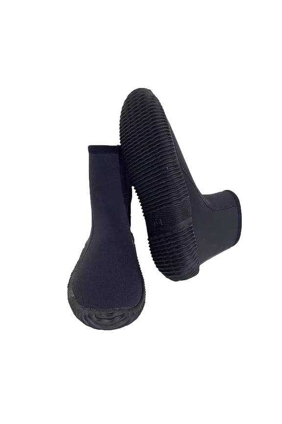 Unisex Neo Style High-Cut Neoprene Boots with Side Zipper, 5mm, Men's Size: 8