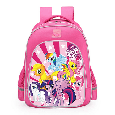 Unisex New Cartoon My Little Pony - Friendships Is Magic Backpack Animation Cute Backpack Waterproof Large Capacity Backpack