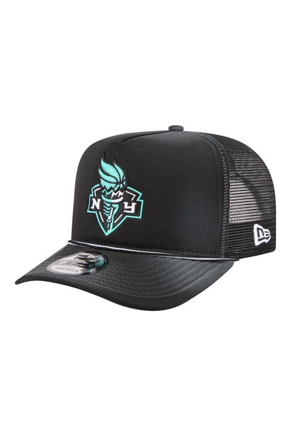Unisex New Era  Black New York Liberty Worn Foam Front 9FIFTY A-Frame Trucker Rope Snapback Hat