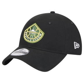 Unisex New Era Black Seattle Storm Core Logo 9TWENTY Adjustable Hat