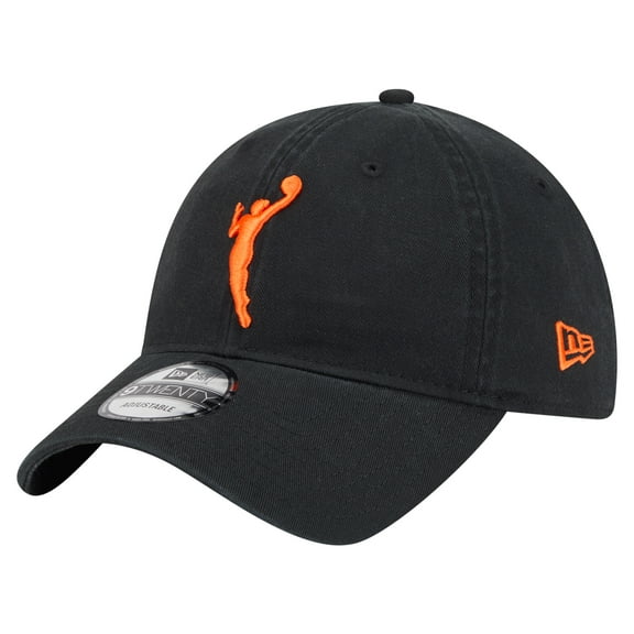 Unisex New Era Black WNBA Core Alt Logo 9TWENTY Adjustable Hat
