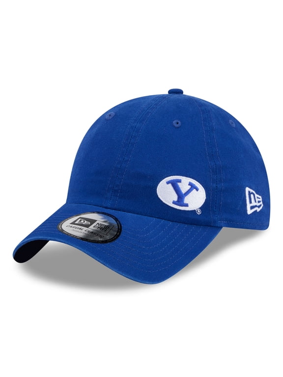 Unisex New Era Blue BYU Cougars Offset Casual Classic Adjustable Hat