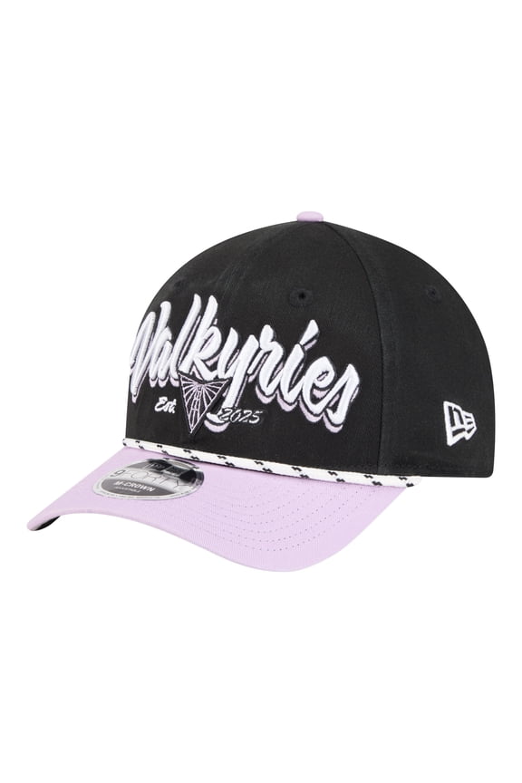 Unisex New Era  Eclipse Black/Violet Golden State Valkyries Team Loyal Script Two-Tone M-Crown 9FORTY Adjustable Hat
