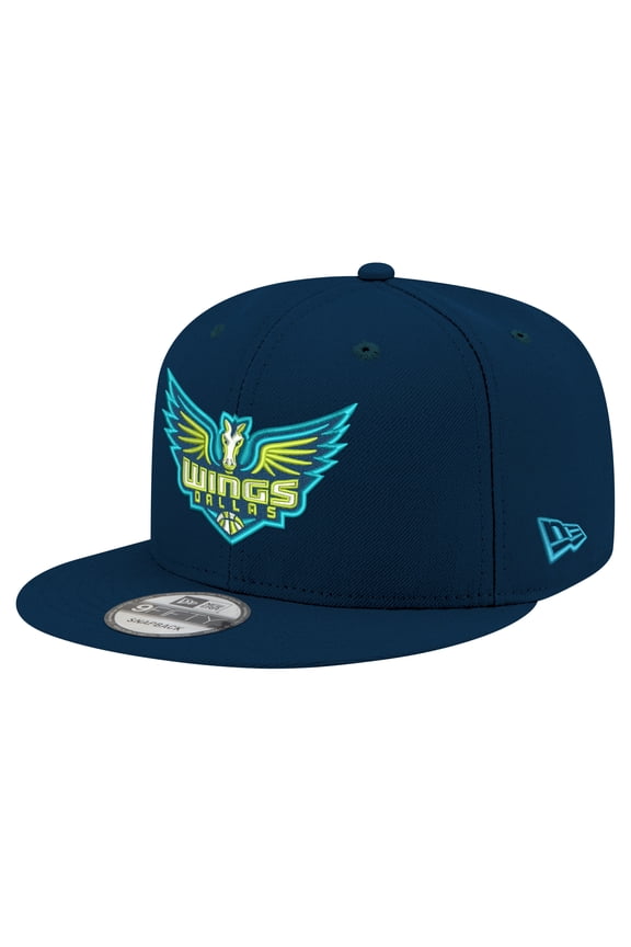 Unisex New Era Navy Dallas Wings Logo 9FIFTY Snapback Hat