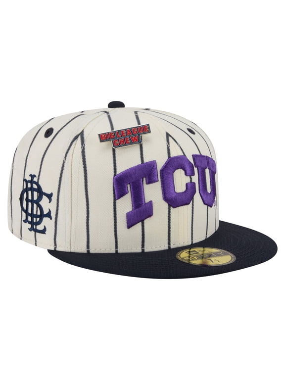 Unisex New Era White TCU Horned Frogs x Big League Chew 59FIFTY Fitted Hat