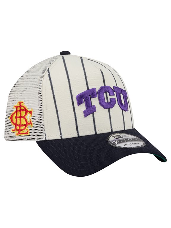 Unisex New Era White TCU Horned Frogs x Big League Chew 9FORTY Adjustable Hat