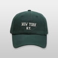 thumbnail image 1 of Unisex New York Embroidered Baseball Cap Adjustable Washed Cotton Dad Hat, 1 of 3