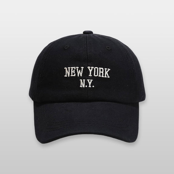 Unisex New York Embroidered Baseball Cap Adjustable Washed Cotton Dad Hat