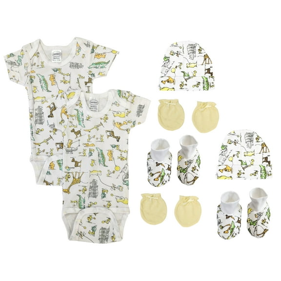 Unisex Newborn Baby 8 Pc Layette Sets