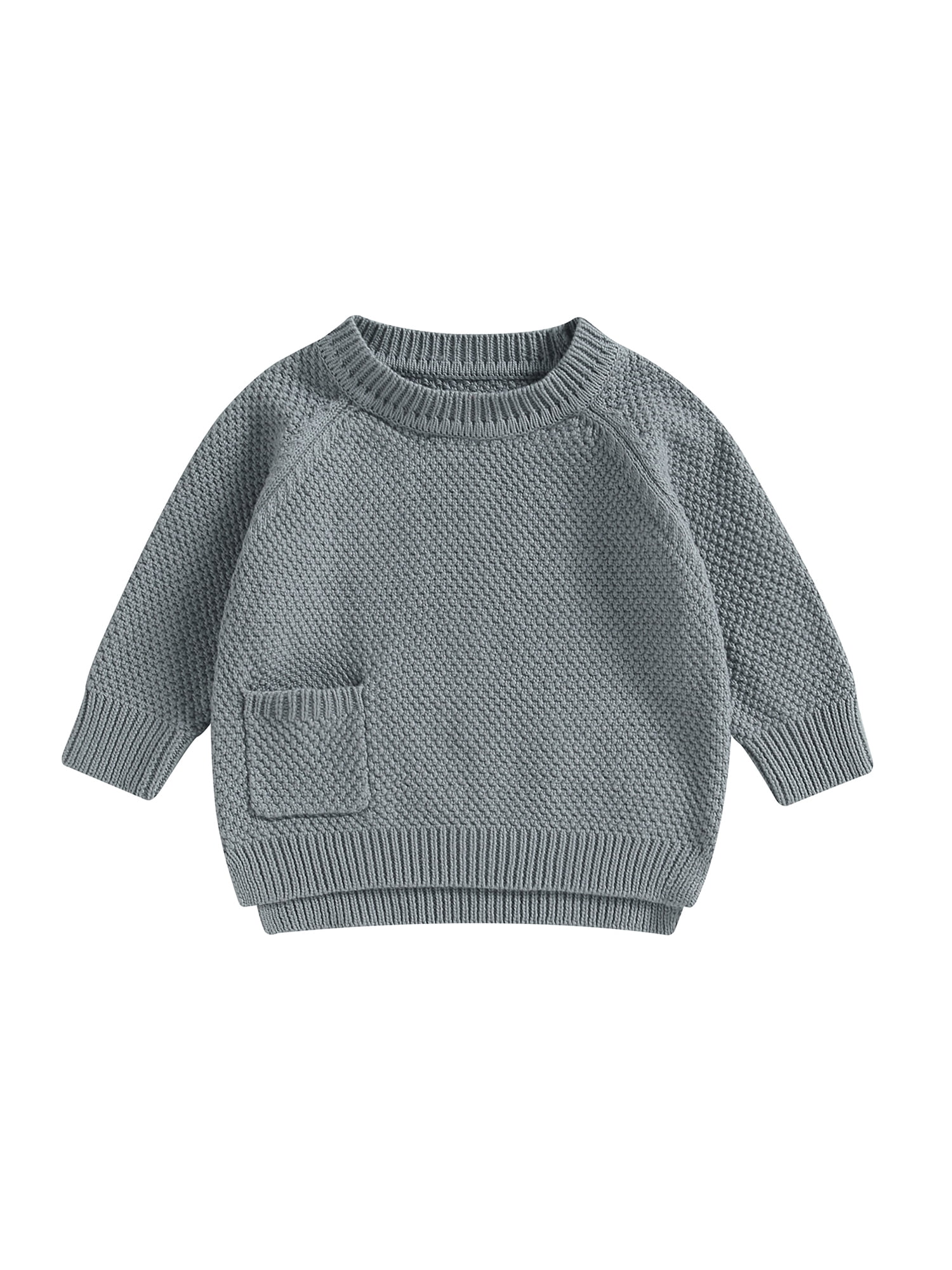 Unisex Newborn Baby Clothes Sweater Casual Warm Long Sleeve Knitted