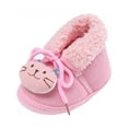 thumbnail image 1 of Unisex Newborn Baby Cotton Booties Non-Slip Sole for Toddler Boys Girls Infant Winter Warm Fleece Cozy Animial Patten Shoes, 1 of 6
