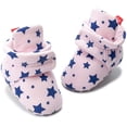 thumbnail image 1 of Unisex Newborn Baby Cotton Booties Non-Slip Sole for Toddler Boys Girls Infant Winter Warm Fleece Cozy Socks Shoes, 1 of 6