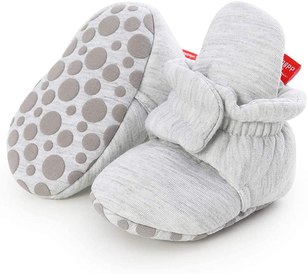 Unisex Newborn Baby Cotton Booties NonSlip Sole for Toddler Boys Girls