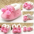 thumbnail image 1 of Unisex Newborn Baby Cotton Booties Stay On Slippers Soft Shoes Non Slip Infant Boys Girls Winter Warm Shoes 0-18M, 1 of 10